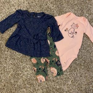 Carter’s sweet fox matching set